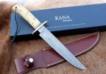 Damascus Steel Bowie Knife