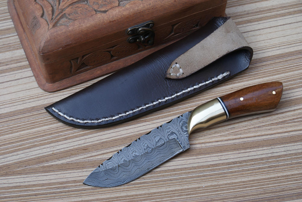 Skinner Damascus Knife