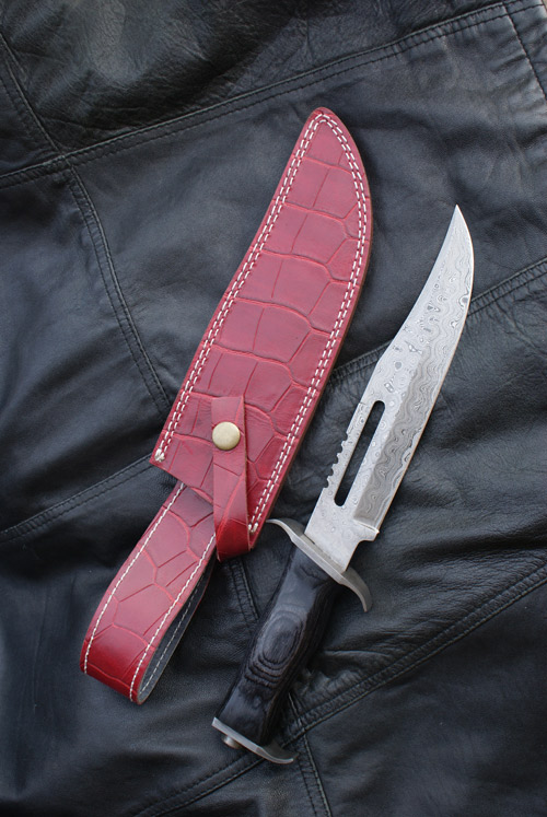 Damascus Bowie Knives