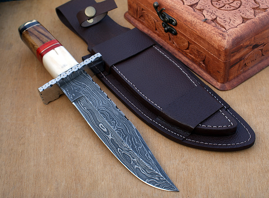 Damascus Bowie Knives