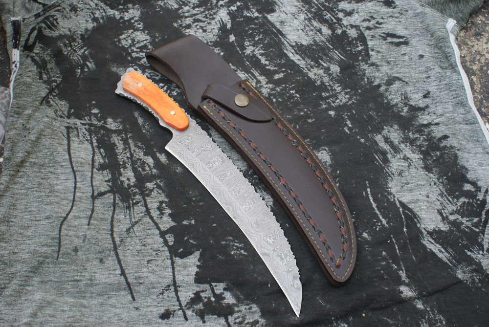 Damascus Hunting Knife