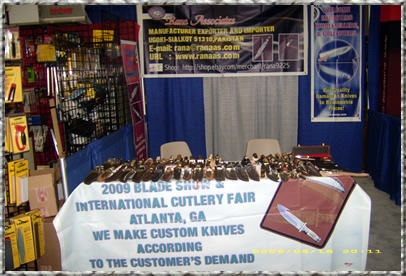 Our Booth at Blade Show & International Cutlery Fair,Atlanta,GA,USA