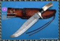 Damascus Fixed Blade Full Tang Knife .....Click to enlarge